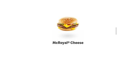 McRoyal Cheese