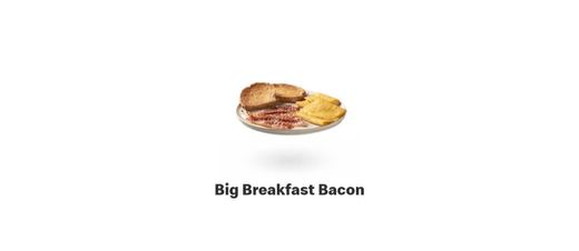 Big breakfast bacon
