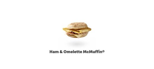 Ham & Omelette McMuffin