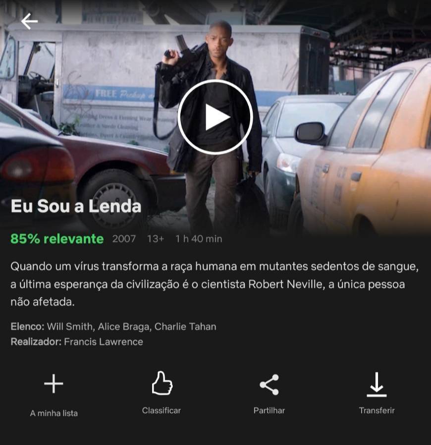 Película Eu sou a Lenda