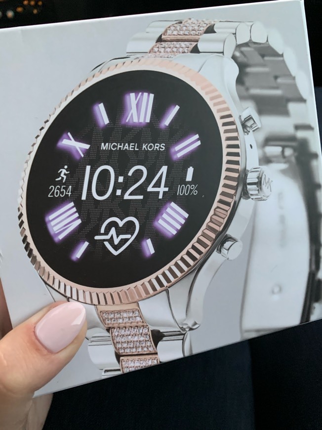 Moda Michael Kors Reloj Analógico-Digital para Mujer Correa en Acero Inoxidable MKT5063