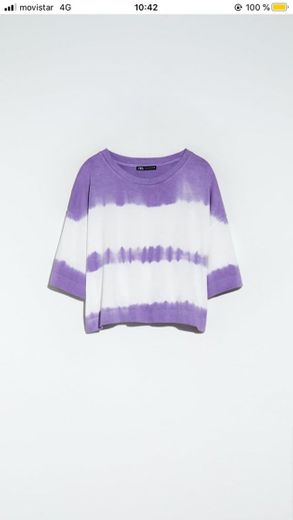 Camiseta Cropped Tie Dye