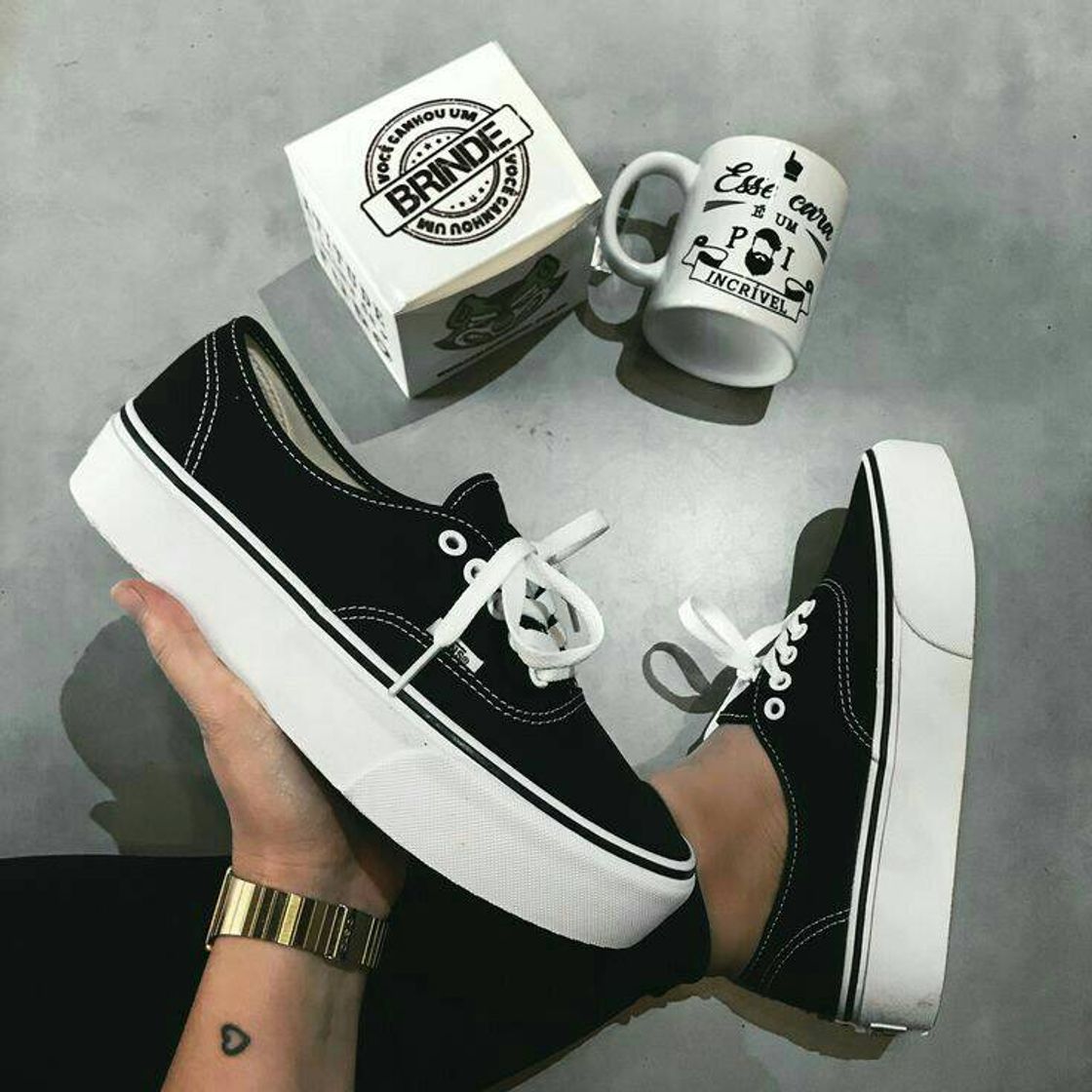 Fashion Vans preto