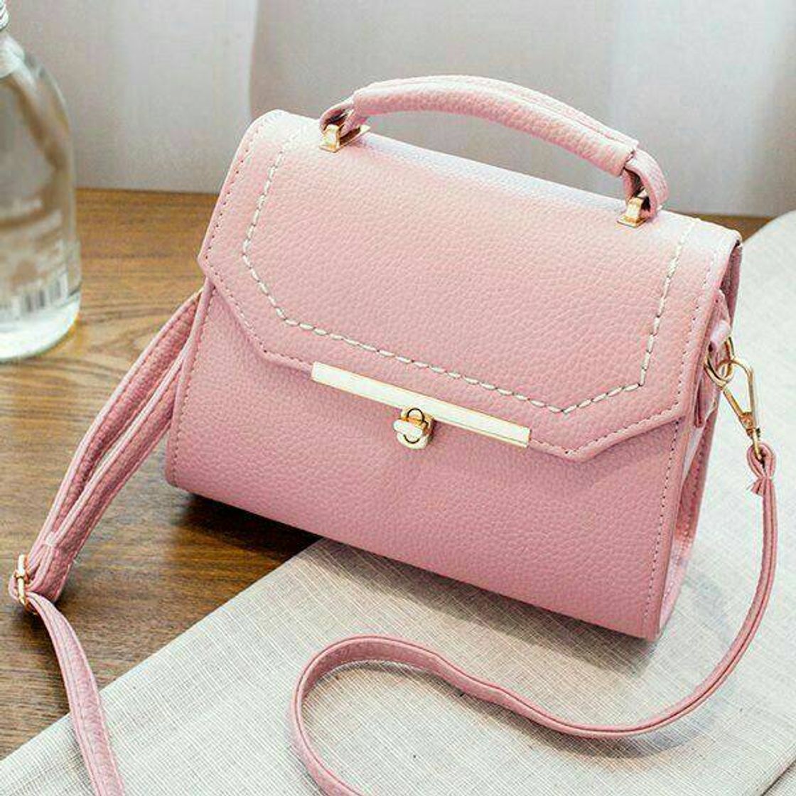 Fashion Bolsa rosa