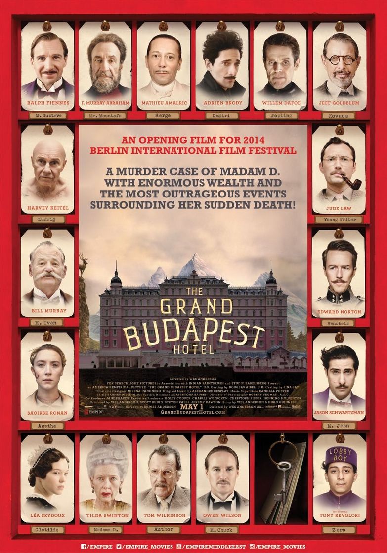 Movie El gran hotel Budapest