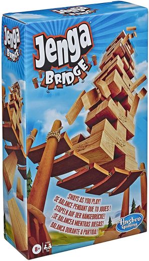 Jenga Game Wooden Blocks Stacking Tumbling ... - Amazon.com