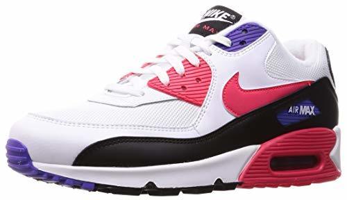 Moda Nike Air MAX 90 Essential, Zapatillas de Gimnasia para Hombre, Blanco