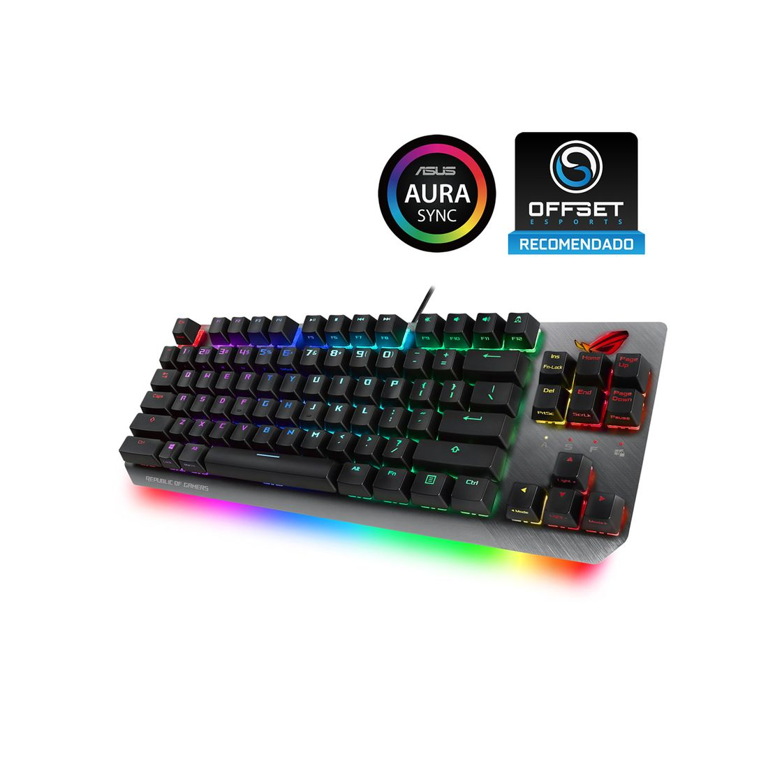 Product PCBEM » TECLADO GAMER RGB MECâNICO – MKPLUS SLAYER