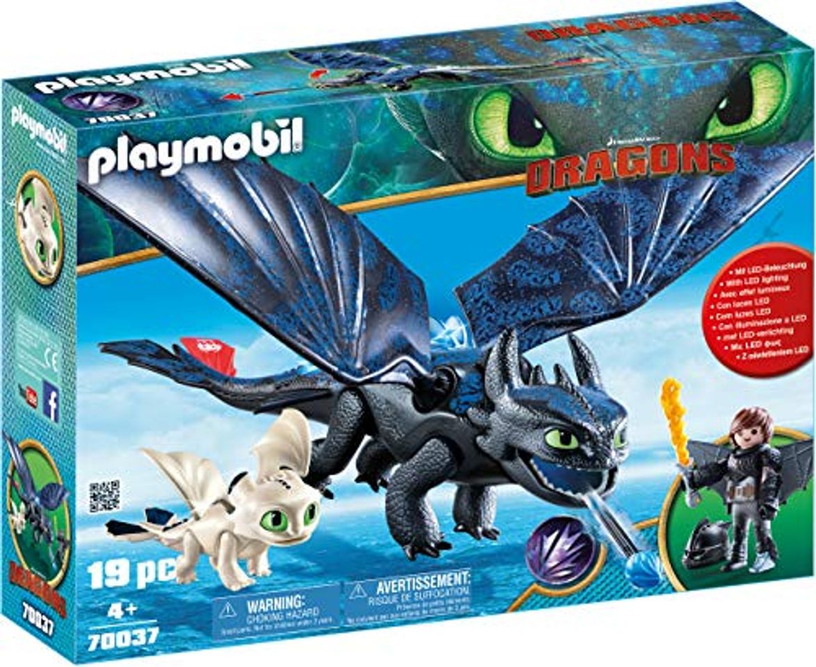 Product PLAYMOBIL DreamWorks Dragons Hipo y Desdentao con Bebé Dragón, a Partir de