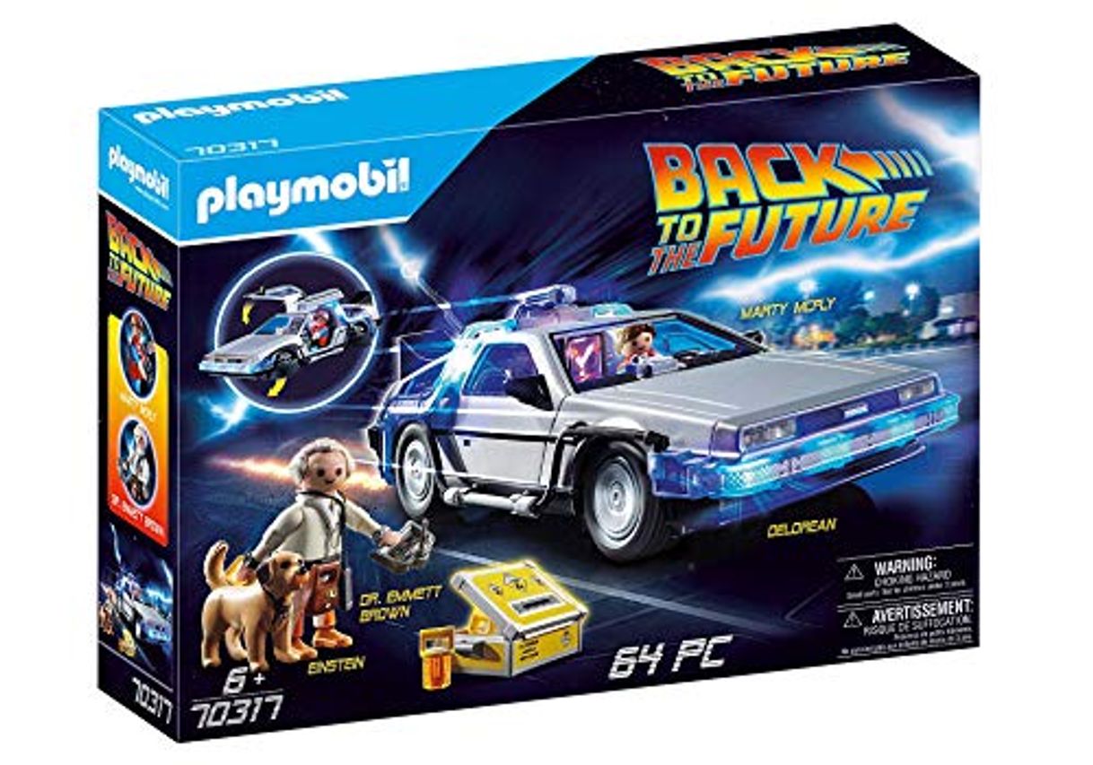 Product PLAYMOBIL- Back to The Future Delorean con Efectos de Luz, A Partir