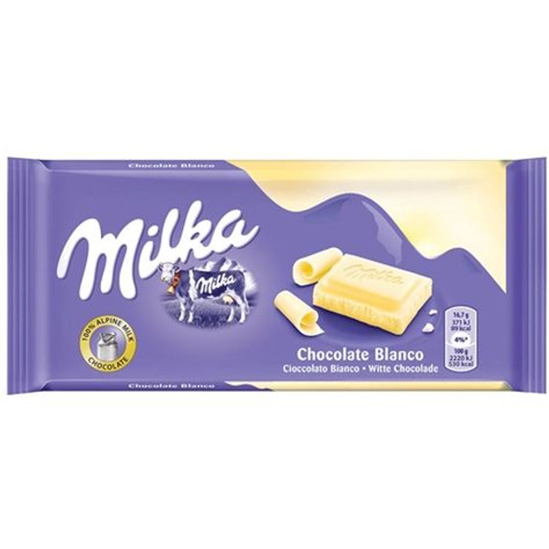 Moda Milka chocolate branco 