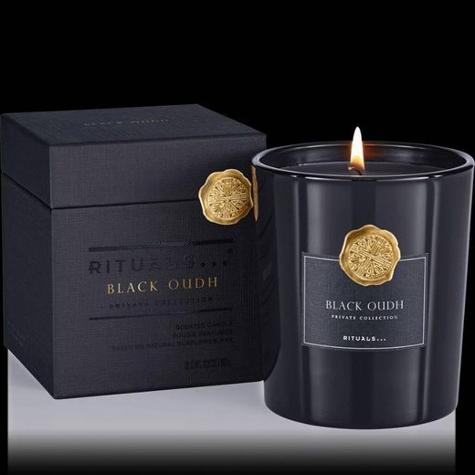 Black Oudh Scented Candle

