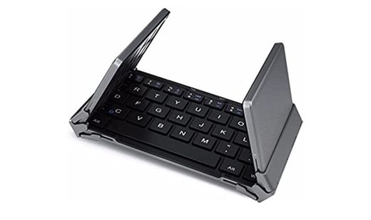 JUNLIN Bluetooth Keyboard, Bluetooth Foldable Wireless