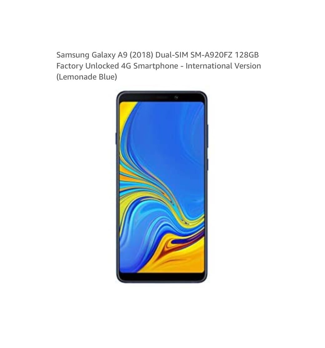 Product Samsung Galaxy A9