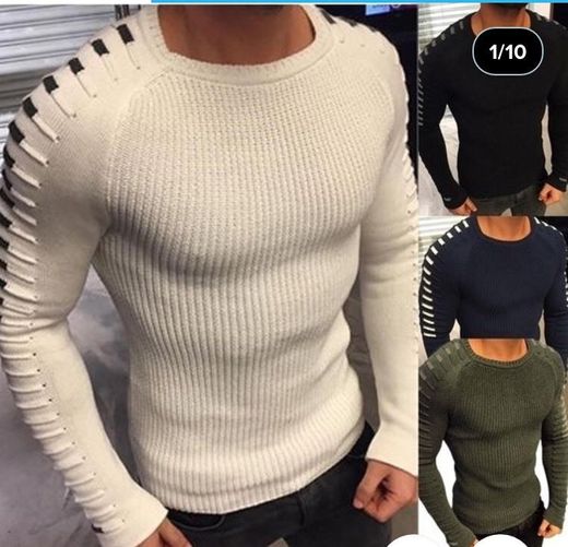 Men's Long Sleeve Knit Sweater