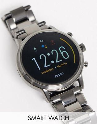 Fossil FTW4024 Gen5 smart watch in gunmetal | ASOS