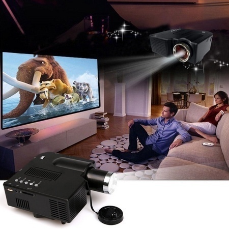 Producto Mini Projector Multimedia LED TV VGA HDMI USB For Home Theat