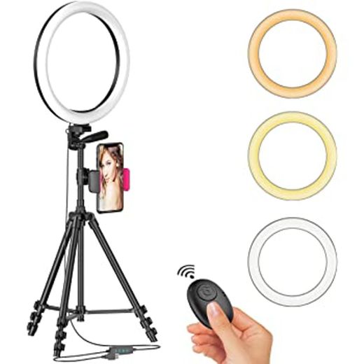 12" LED Selfie Ring Light with Tripod Stand & Cellphone Hold