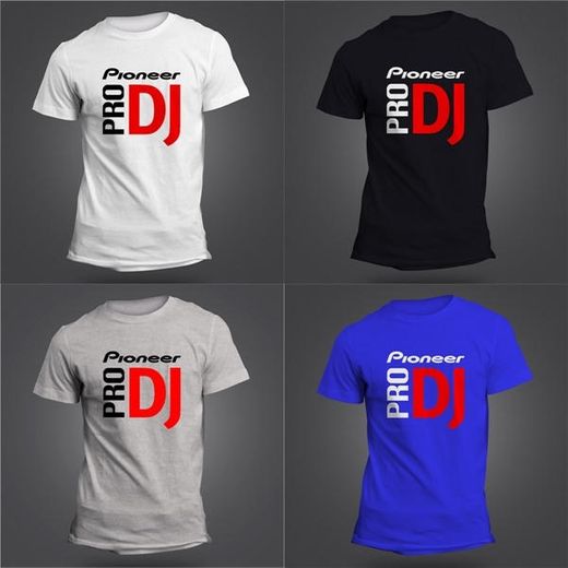 Pioneer pro dj Men's casual short-sleeved T-shirt