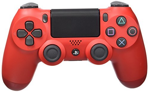 Social Sony - Dualshock 4 V2 Mando Inalámbrico, Color Rojo