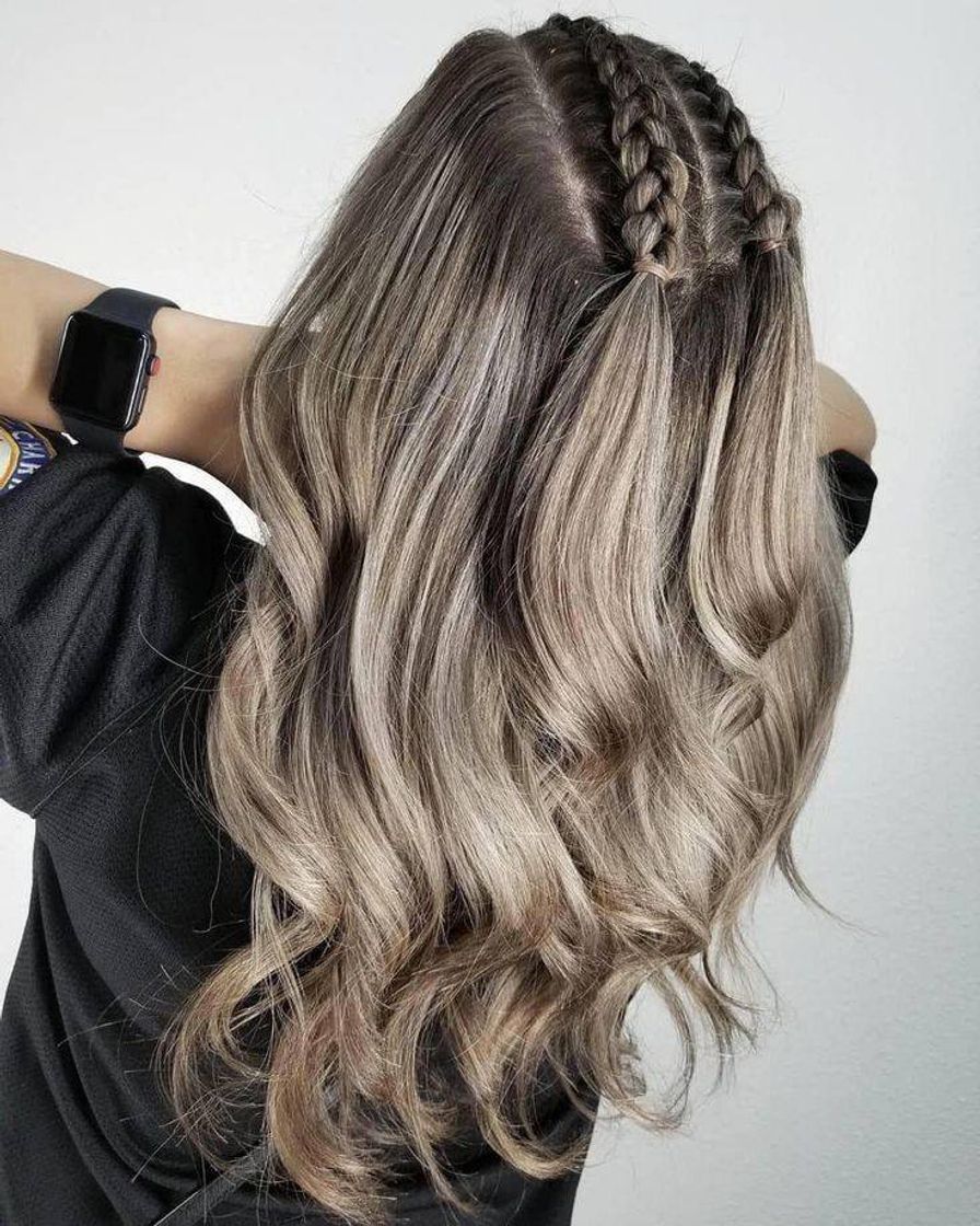 Moda Penteado com tranças 