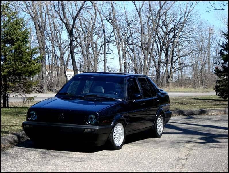 Moda Wolkswagen jetta black 1991