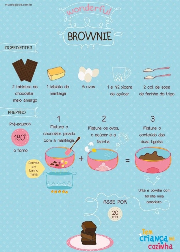 Fashion Brownies de chocolate 