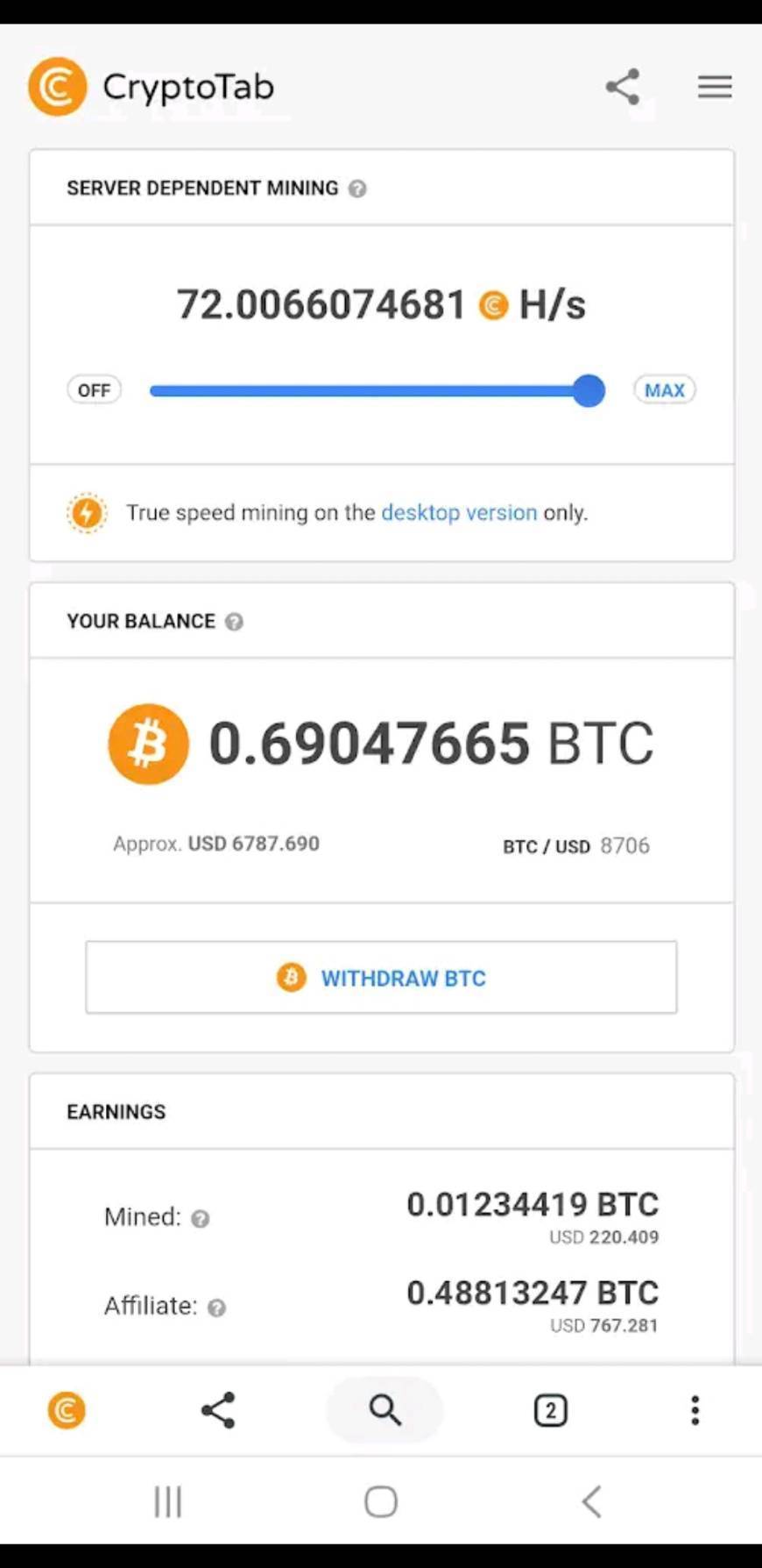 CRYPTOTAB BROWSER 