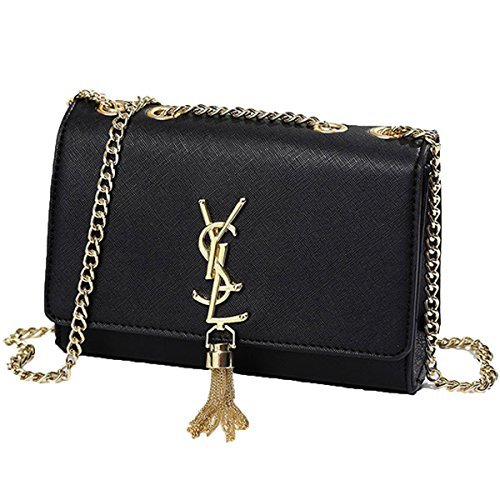 Product 2018 Verano Nueva borla bolso Cadena bandolera Mini Clutch Lady sobre funda negro