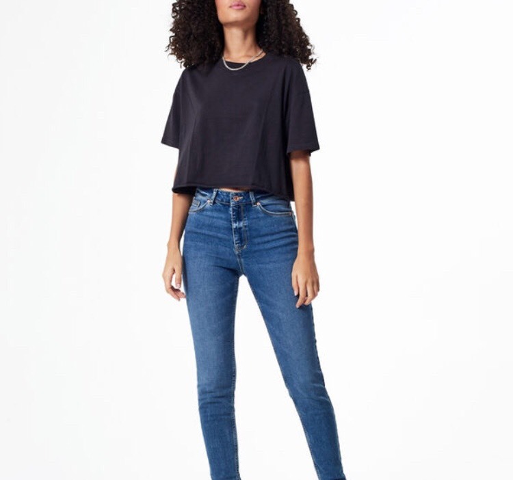 Moda Jean skinny taille haute 