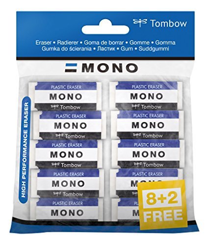 Place Tombow PE -01 A – de 10P goma de borrar Mono XS