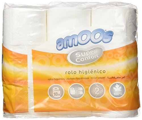 Producto Amoos Rollos de Papel Higiénico de 2 Capas, 30 m - Paquete