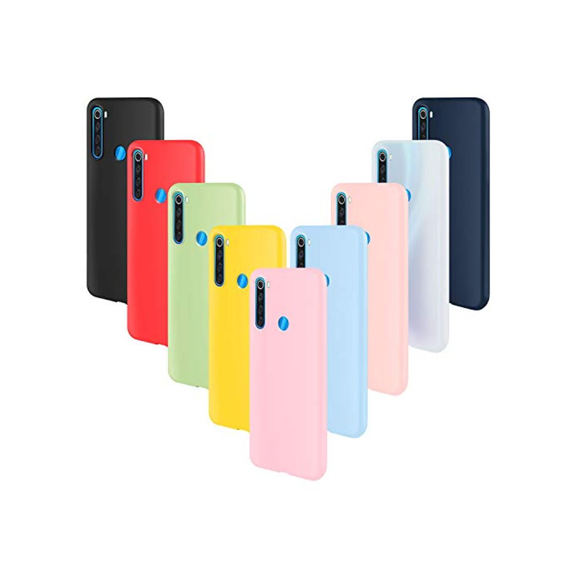 Product ivencase 9 × Funda Xiaomi Redmi Note 8, Carcasa Fina TPU Flexible