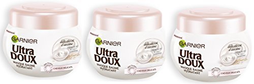 Places Garnier – Ultra suave Délicatesse de avena – Máscara Cabello Finos delicadas y –  – Juego de 3