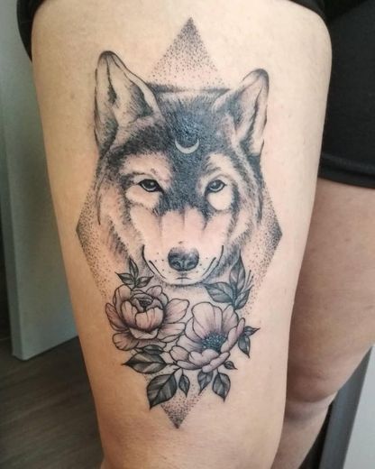 Wolf tattoo 🐺
