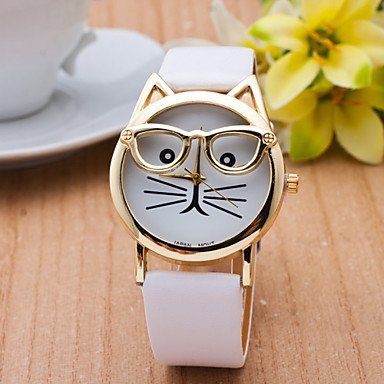 Place Sports watches Relojes de Hombre Reloj Gato con Mujeres Gafas de Moda