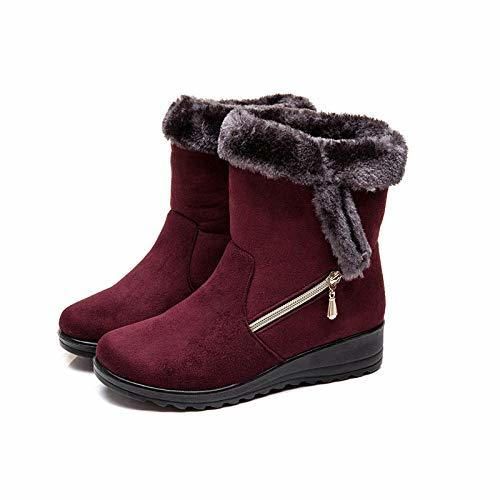Magssdy Botas de Nieve Botas de Nieve para Mujer Nuevos Zapatos de
