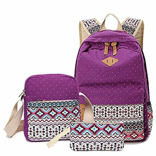 Productos Mochila Escolar Lona 3pcs