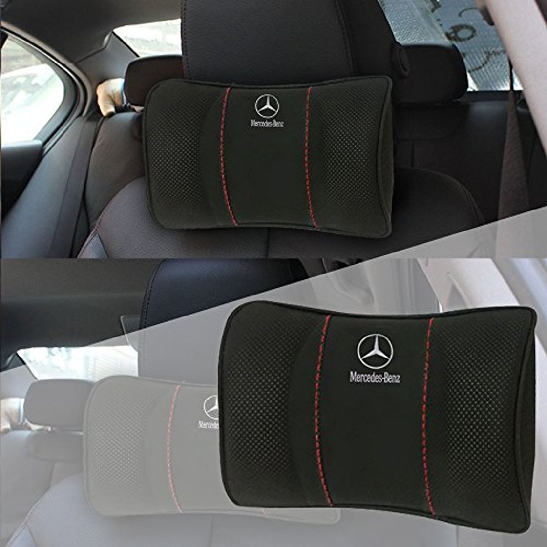 Lugar 1pcs Almohada para el Reposacabezas del Coche