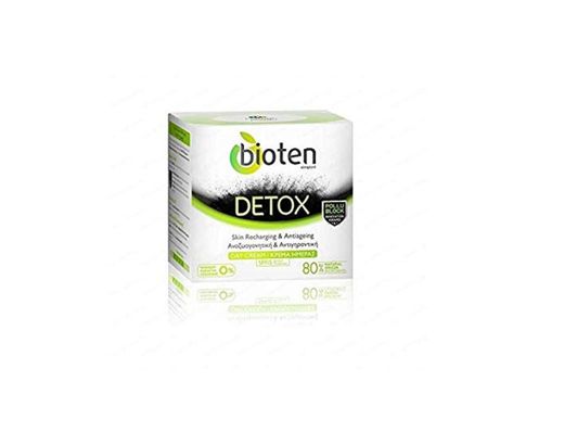 Bioten Detox - Crema de día antienvejecimiento para recargar la piel