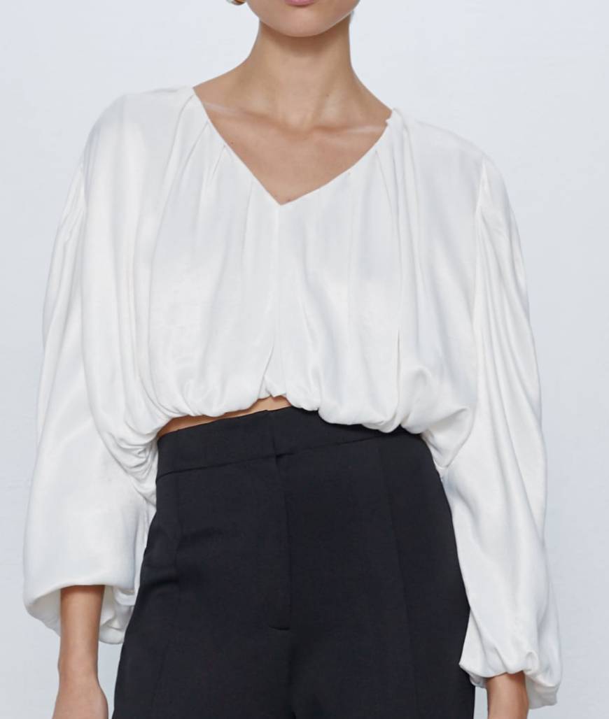 Fashion Blusa Cropped Abalonada