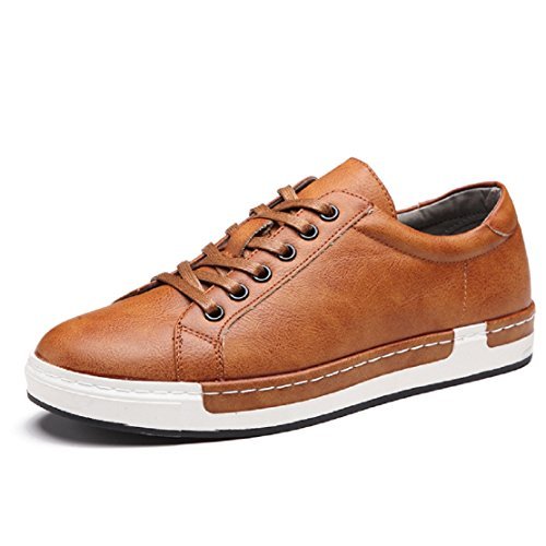 Fashion Zapatos de Cordones para Hombre Conducción Zapatillas Cuero Casual Shoes Attività Commerciale