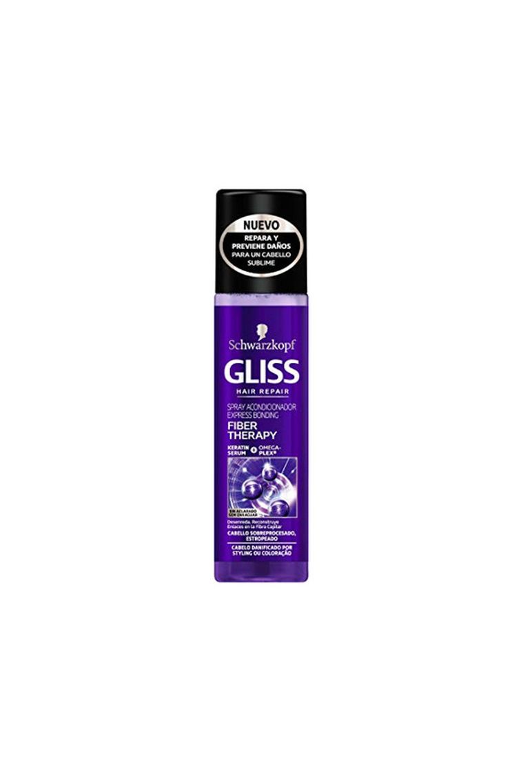 Social Gliss - Acondicionador Express Fiber Therapy - Sin Aclarado Para cabello Sobreprocesado