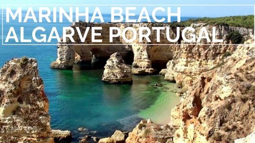 ALGARVE: Praia da Marinha, beach (Portugal) - YouTube