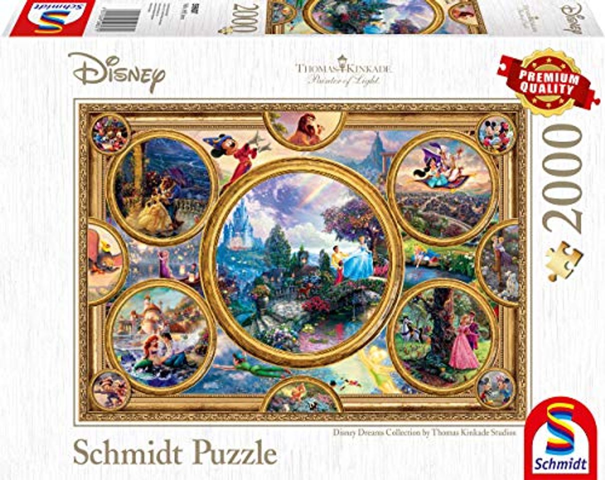 Producto Schmidt Spiele- Thomas Kinkade Disney Dreams Collection - Puzzle