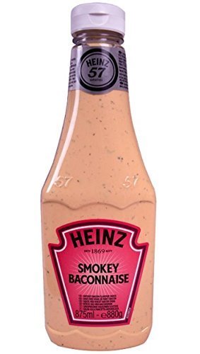 Lugares Heinz Smokey salsa de mesa condimento con tocino 875ml NUEVO