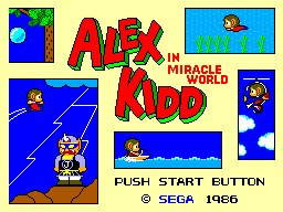 Social Play Alex Kidd in Miracle World Sega Master System - Game Oldies