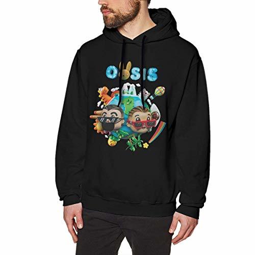 Lugares Sudaderas de Hombre J Balvin Bad Bunny Man'S Hoodie Sweater Fashion Classic