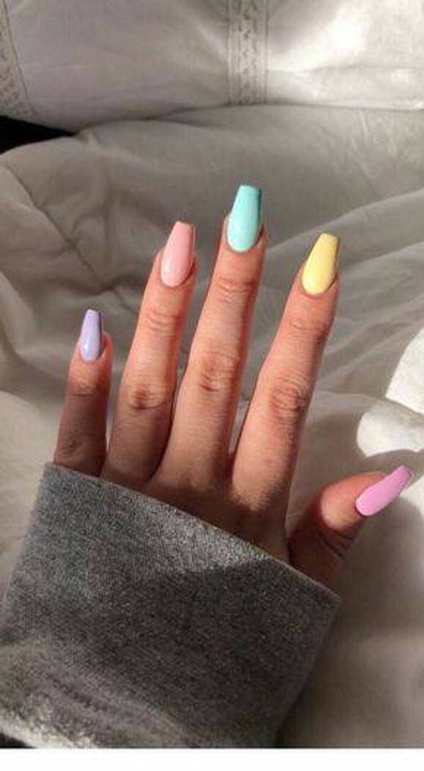 Moda Unhas coloridas