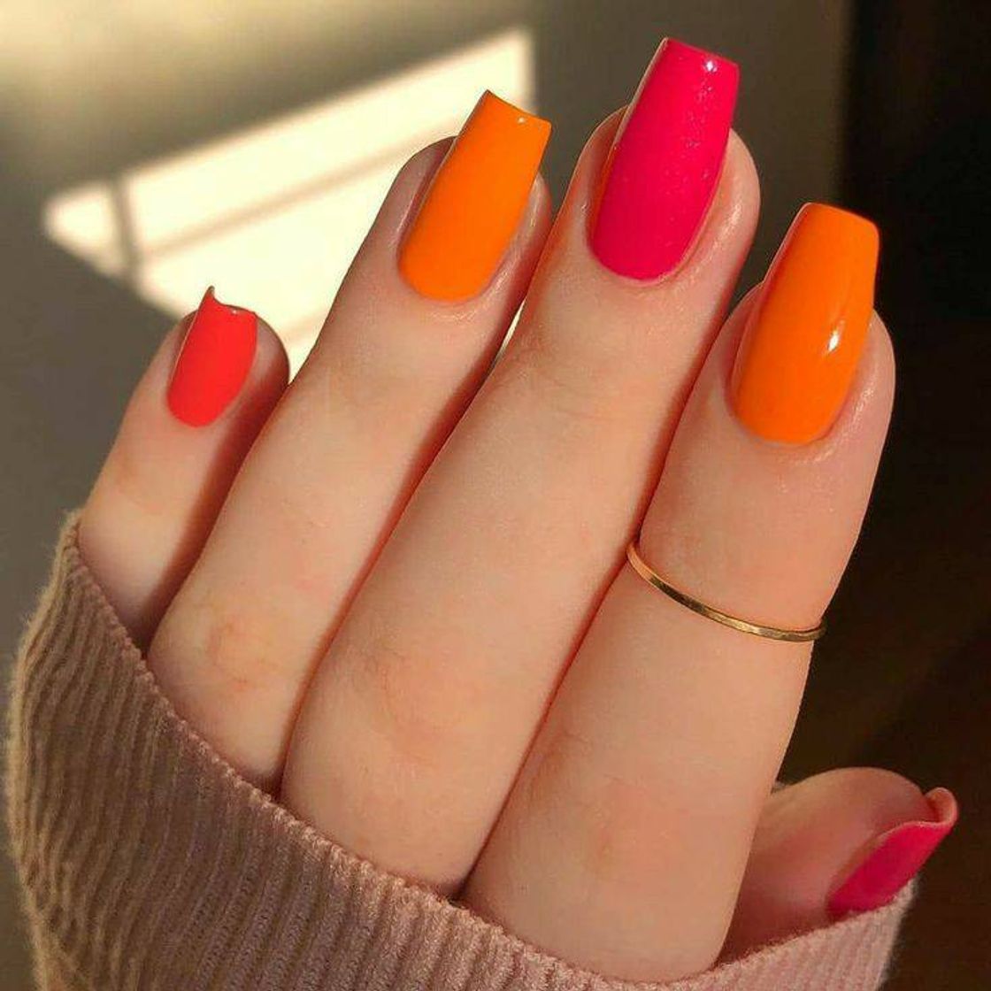 Moda Unhas coloridas